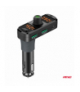 Transmiter samochodowy FM 2×USB-A 1×USB-C mircoSD 12V 24V AMiO 04653