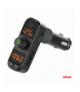 Transmiter samochodowy FM 2×USB-A 1×USB-C mircoSD 12V 24V AMiO 04653