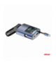 Transmiter samochodowy FM 1×USB-A 1×USB-C 12V 24V AMiO 04656