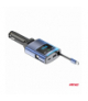 Transmiter samochodowy FM 1×USB-A 1×USB-C 12V 24V AMiO 04656