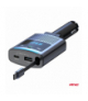 Transmiter samochodowy FM 1×USB-A 1×USB-C 12V 24V AMiO 04656