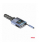 Transmiter samochodowy FM 1×USB-A 1×USB-C 12V 24V AMiO 04656