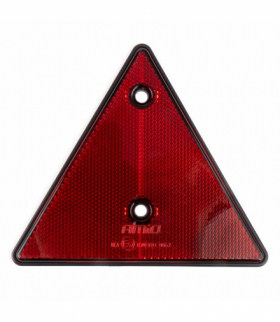 Trójkąt odblaskowy ostrzegawczy czerwony AMiO 04384