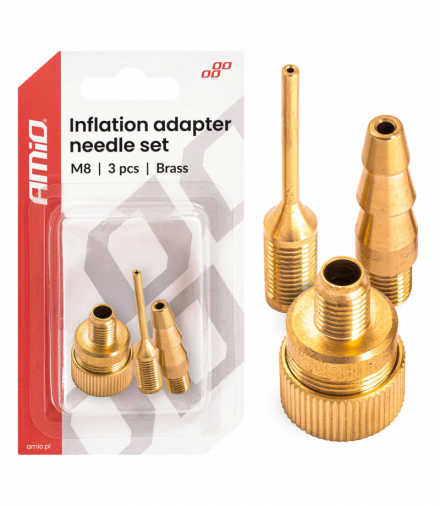 Zestaw adapterów do pompowania M8 AMiO 04502