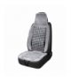 Mata na siedzenie fotel koralikowa szara koraliki do samochodu 45x120cm CSM-17 AMiO 04430