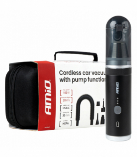 Odkurzacz bezprzewodowy bezszczotkowy z funckją pompki 100W 20kPa USB-C AMiO 04785