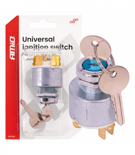 Uniwersalna stacyjka zapłonu 12V AMiO 04437