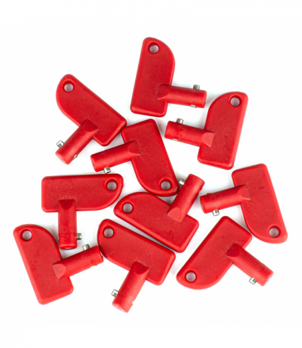 Klucz wyłącznika masy hebla prądu zestaw 10szt. AMiO 04805