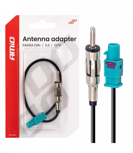 Adapter antenowy FAKRA DIN 5A 12V AMiO 04443