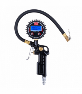 Pistolet do pompowania z manometrem cyfrowym 17 bar AMiO 04466