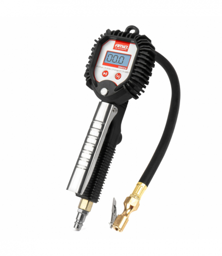 Pistolet do pompowania z manometrem cyfrowym 16 bar AMiO 04483