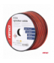 Kabel głośnikowy dwużyłowy CCA 2x0.75mm2 100m 3.75A AMiO 04457