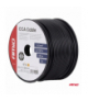 Przewód jednożyłowy czarny Cable CCA 1x1mm2 100m 5A 12/230V AMiO 04454