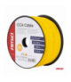Przewód jednożyłowy żółty CCA 1x0.75mm2 100m 3.75A 12/230V AMiO 04447