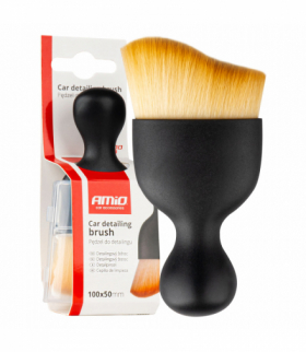 Pędzel detailingowy, włosie premium, pędzelek do czyszczenia wnętrza detailing AMiO 04334
