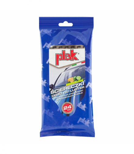 Plak Ściereczki do szyb Cytryna z Limonką 24 szt. Plak E0428