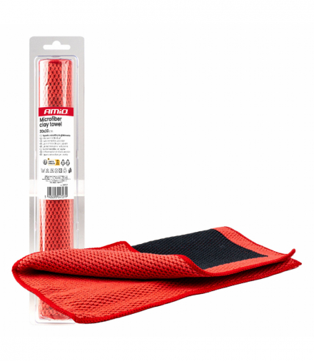 Ręcznik z mikrofibry do glinkowania 30x30cm AMiO 04727
