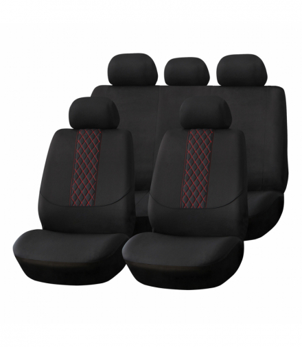 Pokrowce samochodowe na fotele uniwersalne przód tył komplet SC03 AMiO 04603