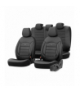Komplet pokrowców na fotele samochodowe OTOM INSPIRE 3501 BLACK ECO-LEATHER 3-ZIP OTOM OT85511