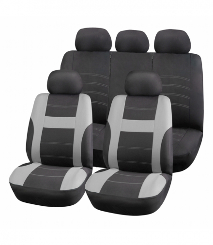 Pokrowce samochodowe na fotele uniwersalne przód tył komplet SC08 AMiO 04608