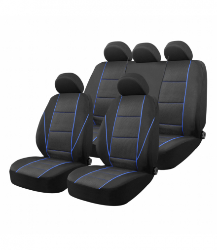 Pokrowce samochodowe na fotele uniwersalne przód tył komplet SC18 AMiO 04618