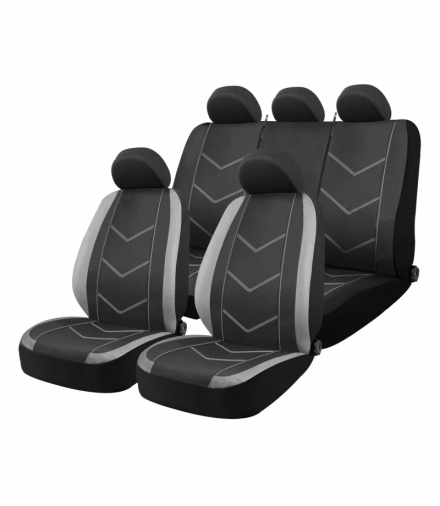 Pokrowce samochodowe na fotele uniwersalne przód tył komplet SC19 AMiO 04619