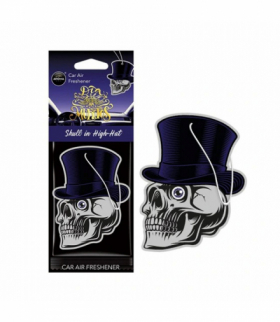 Odświeżacz powietrza AROMA CAR MUERTOS Skull in Hat Black Oud Aroma Car A10380
