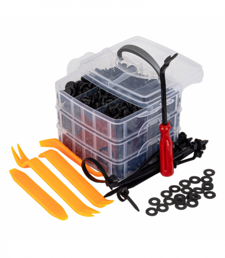 Spinki samochodowe kołki klipsy ściągacz do tapicerki 650el. AMiO 04433