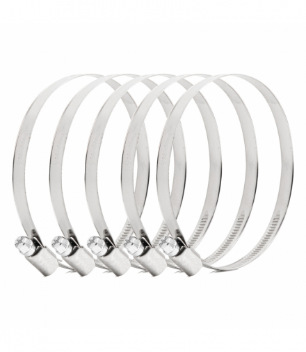 Obejma ślimakowa 5szt. opaska 80-100mm/9mm W2 AMiO 04592