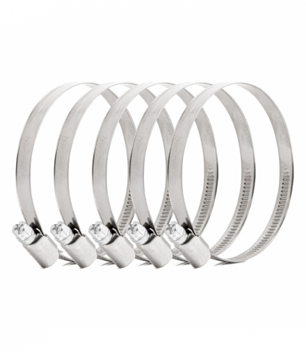 Obejma ślimakowa 5szt. opaska 70-90mm/9mm W2 AMiO 04591