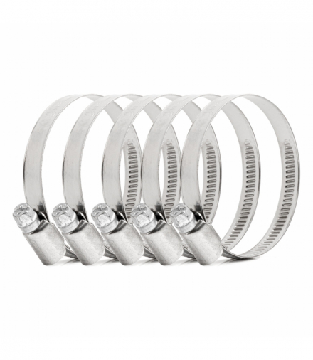 Obejma ślimakowa 5szt. opaska 40-60mm/9mm W2 AMiO 04588