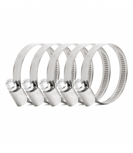 Obejma ślimakowa 5szt. opaska 32-50mm/9mm W2 AMiO 04587
