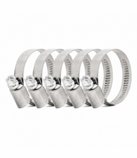 Obejma ślimakowa 5szt. opaska 25-40mm/9mm W2 AMiO 04586