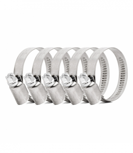 Obejma ślimakowa 5szt. opaska 25-40mm/9mm W2 AMiO 04586