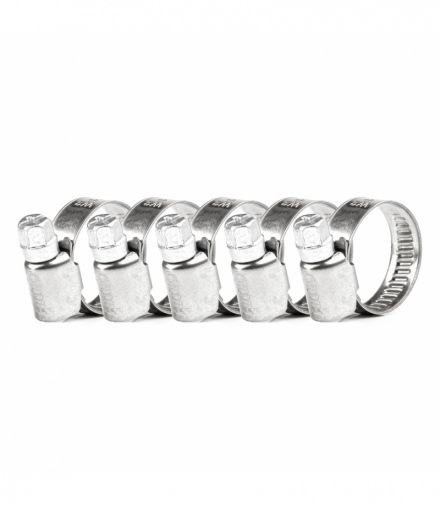 Obejma ślimakowa 5szt. opaska 12–22 mm/9 mm W2 AMiO 04581