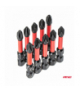 Zestaw bitów Torsion PH2 1/4" 50mm 10 el. AMiO 04784