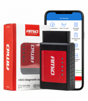 Skaner tester interfejs diagnostyczny OBD2 BT XL AMiO 04733