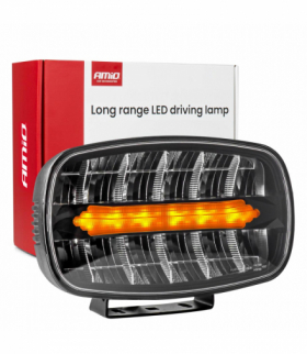 Reflektor drogowy dalekosiężny LED z funkcją świateł pozycyjnych 109W 12V 24V AMiO 04535
