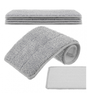 Nakładka do mopa płaskiego 1.5 roczny zapas, 33x11,5cm, 5x nakładka na rzep, chłonne, mocne Ruhhy 18797
