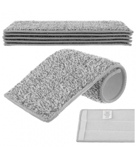 Nakładka do mopa płaskiego 1.5 roczny zapas, 33x12cm, 5x nakładka na rzep, chłonne, mocne Ruhhy 18798