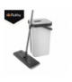 Mop z wiadrem 11L dwukomorowym na wodę czystą i brudną, z wyciskaczem i 3 chłonnymi nakładkami Ruhhy 27232 18795