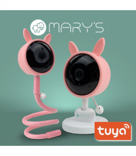 MARY`S Niania kamera elektroniczna Królik różowy WiFI TUYA Eco Light MW61442