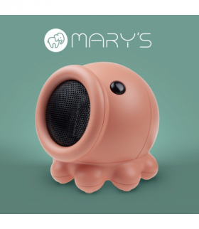 MARY`S Mini termowentylator ośmiornica różowa Eco Light MW61599