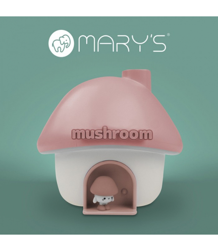 MARY`S Nawilżacz powietrza LED Grzybek różowy Eco Light MW61496