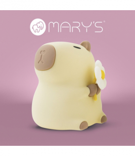 MARY`S LAMPKA NOCNA LED Kapibara Florystka RGB Eco Light MW61108