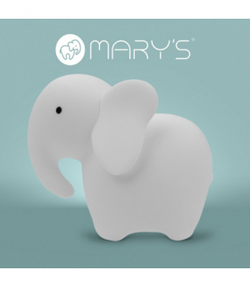 MARY`S LAMPKA NOCNA LED SŁOŃ BIAŁY RGB Z PILOTEM Eco Light MW61258