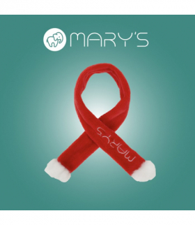 MARY`S Szaliczek Mikołaja czerwony Eco Light MW61420