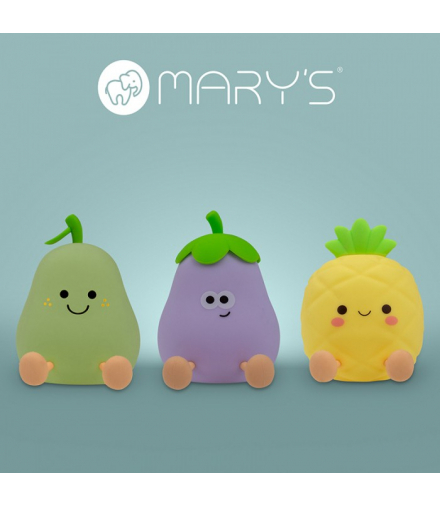 MARY`S lampka nocna LED RGB Owocowa ekipa zestaw Eco Light MW61495