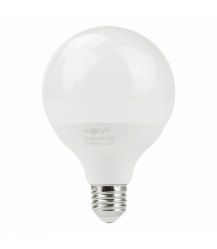 Żarówka LED G95 E27 20W 6500K Eco Light EC61023