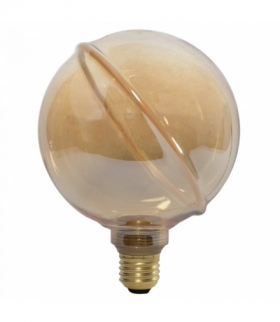 Żarówka LED SERIA ZERO 4W 200lm E27 G130 Amber ST-G130SRA Eco Light SZ61355